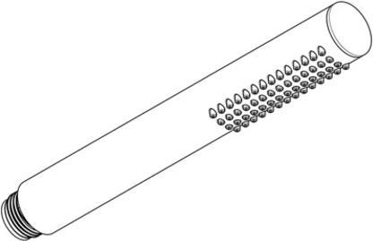 Produktbild Kludi Nova Fonte 1 S Stab Handbrause, chrom (1 Strahlarten)