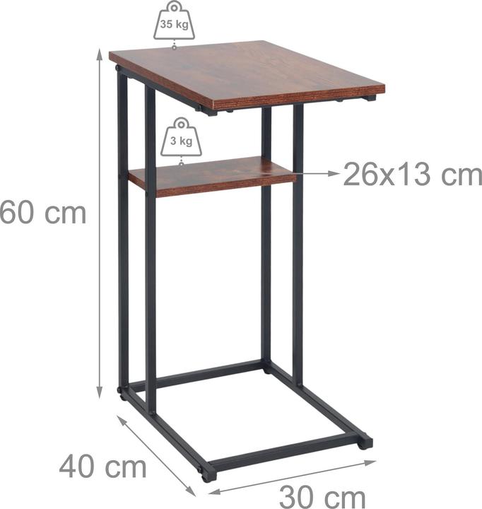 Image du produit Relaxdays Table d'appoint