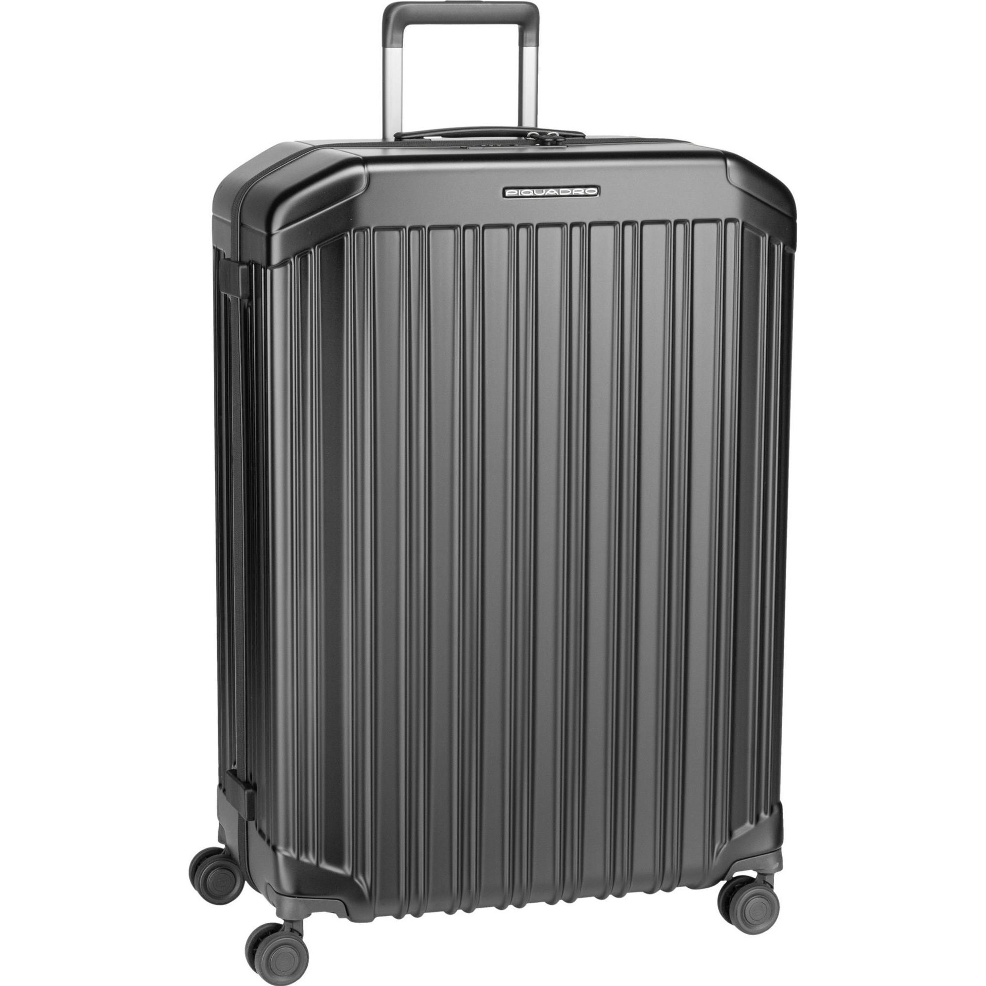 Piquadro Nero Valigia, Custodia Rigida Pq-Light, (96 L)