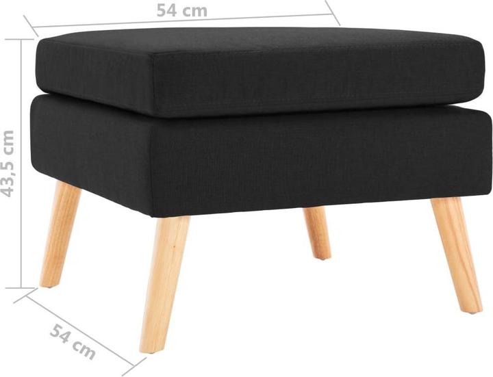 Actual product image vidaXL Fusshocker