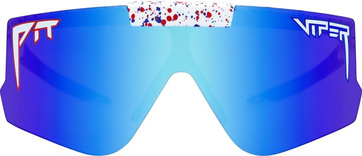 Actual product image Pit Viper The Flip-Off The Absolute Freedom (White-blue, Polarized Blue)