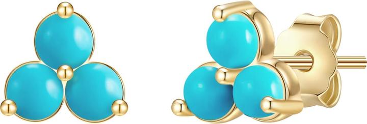 Immagine prodotto Glanzstücke München Donna Argento Sterling Turchese (rec.) Oro Giallo - 28563 (Argento 925/000)