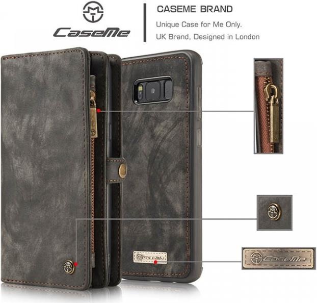 Immagine prodotto Caseme Portafoglio in pelle con copertina in plastica (Samsung Galaxy S8+)