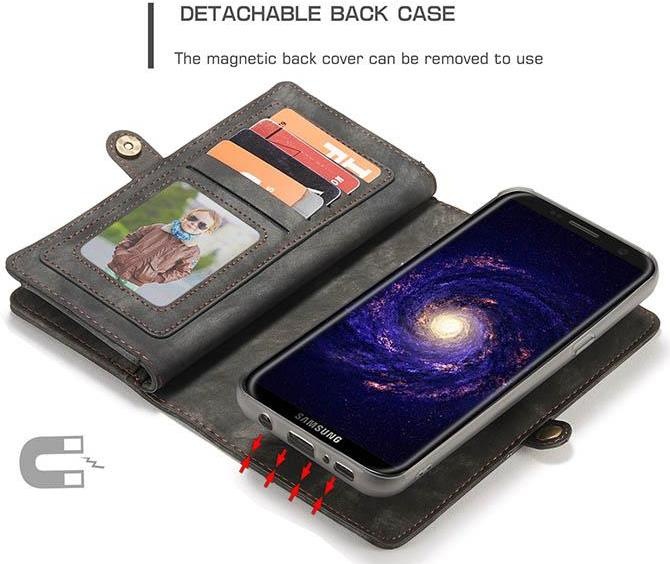 Immagine prodotto Caseme Portafoglio in pelle con copertina in plastica (Samsung Galaxy S8+)