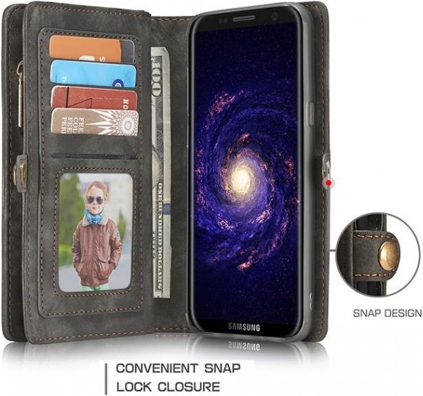 Immagine prodotto Caseme Portafoglio in pelle con copertina in plastica (Samsung Galaxy S8+)