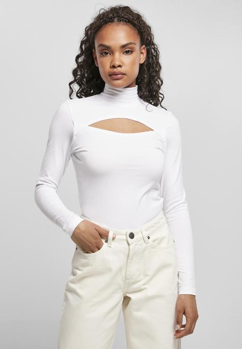 Actual product image Urban Classics Ladies Cut-Out Turtleneck Longsleeve (5XL)
