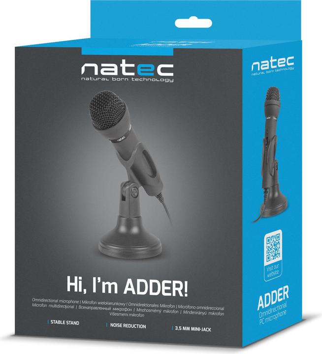 Immagine prodotto Natec Microfono da conferenza ADDER