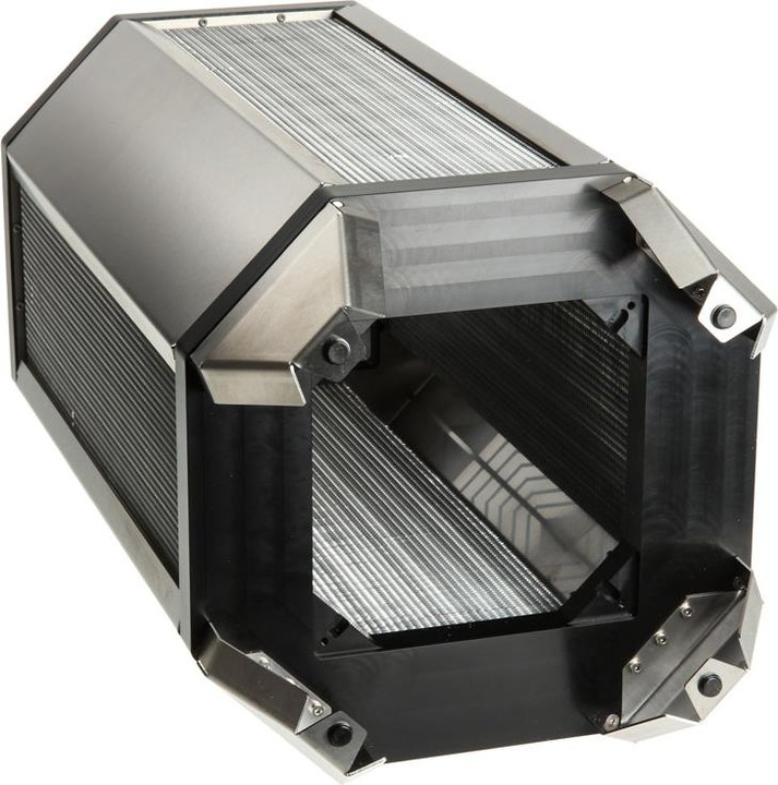 Actual product image Aqua Computer airplex Gigant 1680 incl. aquaero 6 Pro - aluminum (140 mm)