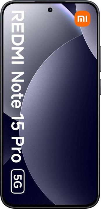 Productafbeelding Xiaomi REDMI Note 15 Pro 5G (512 GB, Black, Zwart, 6.83", Dubbele SIM, 5G)