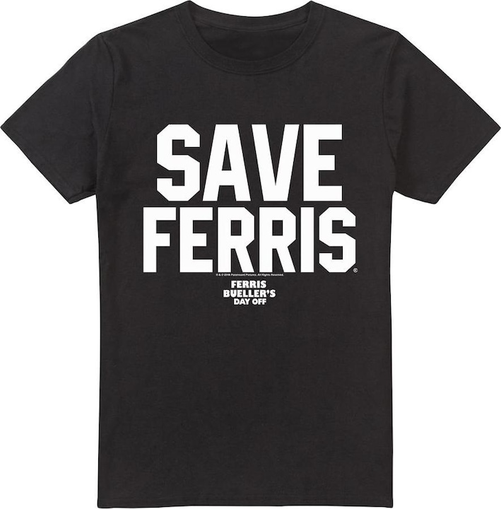 Immagine prodotto Ferris Bueller´s Day Off Ferris Bueller's Day Off Save Ferris Maglietta Uomo (4XL)