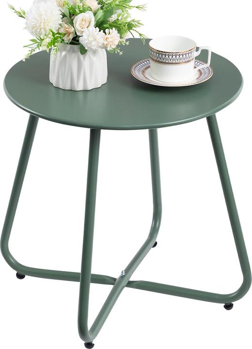 Gartenbeistelltisch + Gartenservierwagen