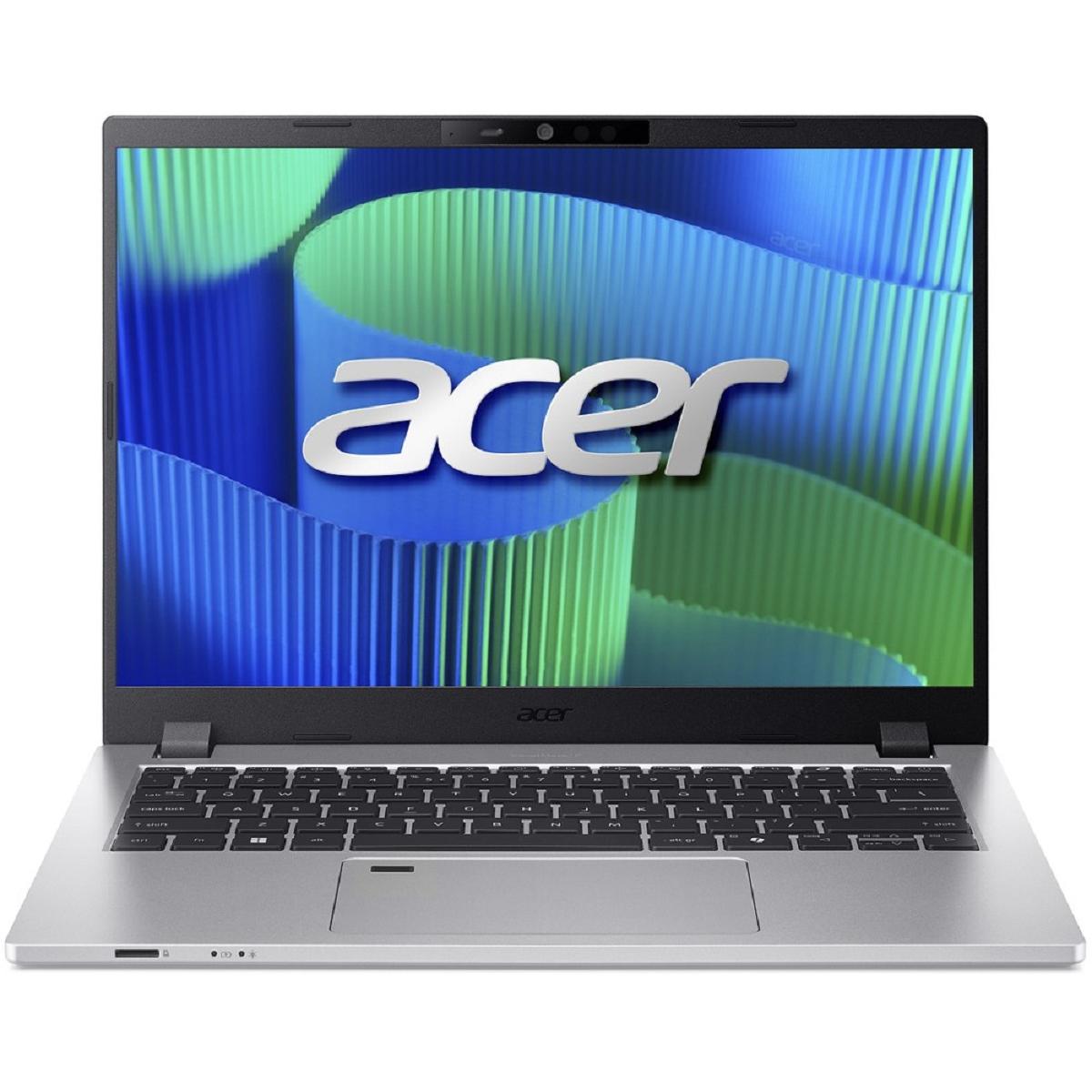 Acer TravelMate P2 (14", 512 GB, 16 GB, Deutschland, Intel Core 5 120U), Notebook, Silber