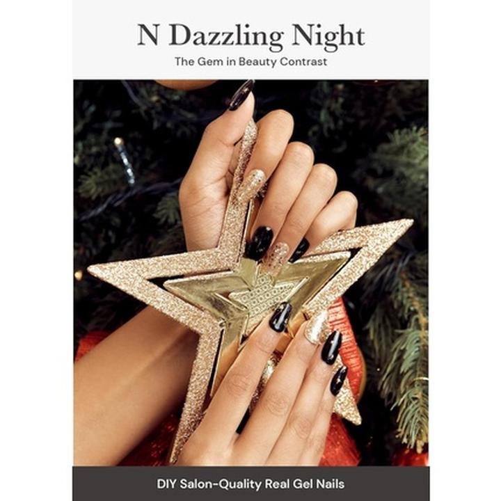 Produktbild Ohora Christmas Semi-Cured Gel Nail Strips Dazzling Night (Dazzling Night)