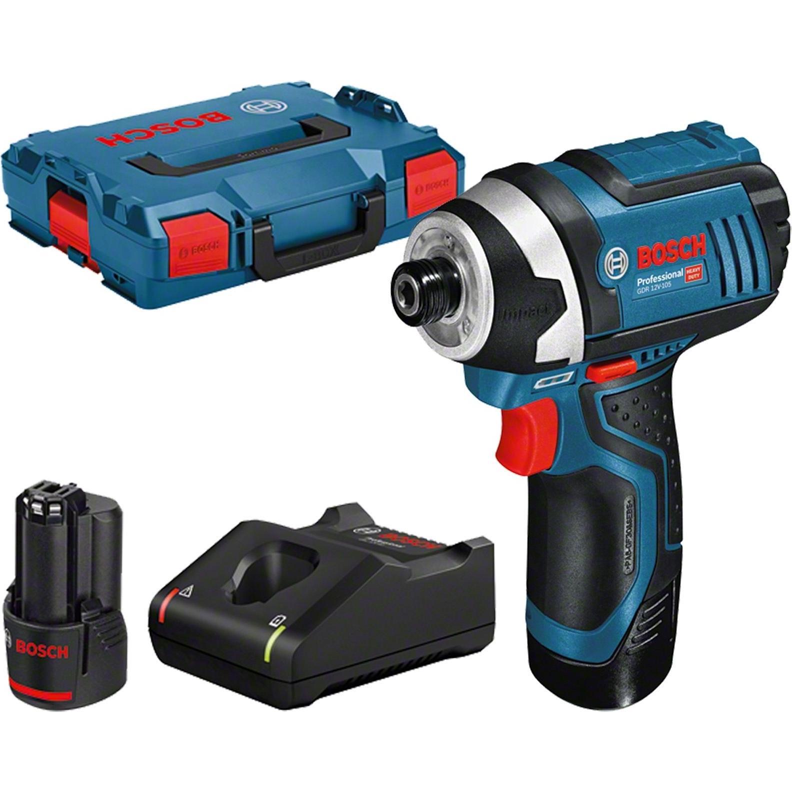 Bosch Professional, Bohrmaschine + Akkuschrauber, Gdr 12v-105 (Akkubetrieb)