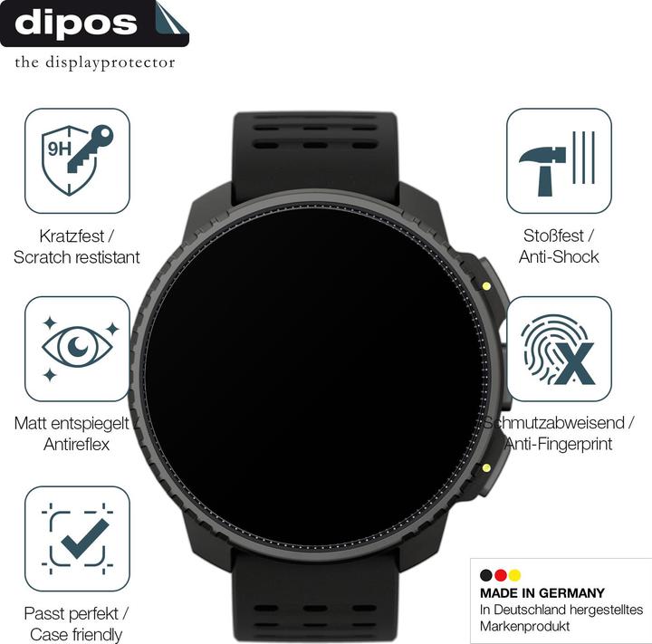 Actual product image Dipos Anti-Shock Screen Protector Matte (Suunto Vertical)