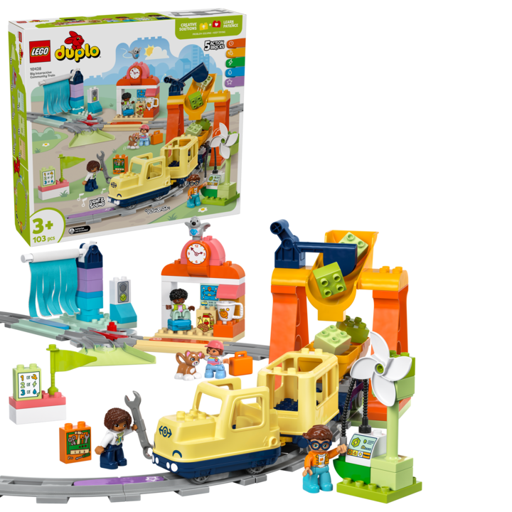 Image du produit LEGO Grosse interaktive Eisenbahn (10428)