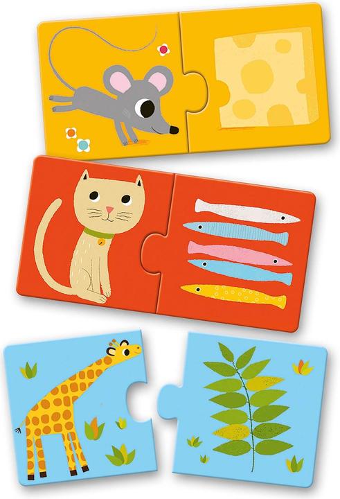 Actual product image Djeco Puzzle Duo At Table (10 pieces)