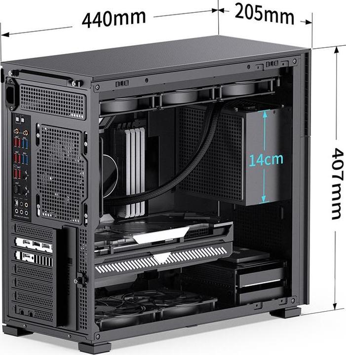 Produktbild Jonsbo D41 (ATX, mATX, Mini-ITX, DTX)