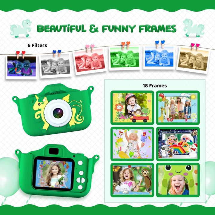 Image du produit Activity Board Appareil photo numérique pour enfants, caméra d'action étanche