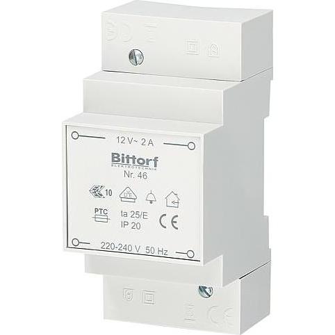 Friedland, Accessori sicurezza degli edifici, EE E3539N Trasformatore a campana VDE 12V 2A grigio