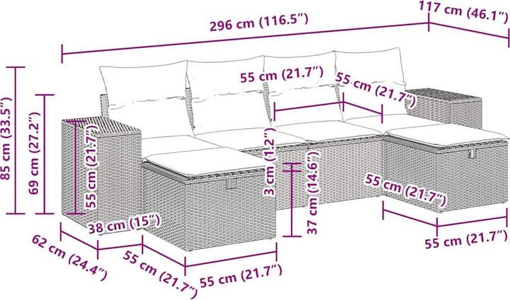 Produktbild vidaXL Callie