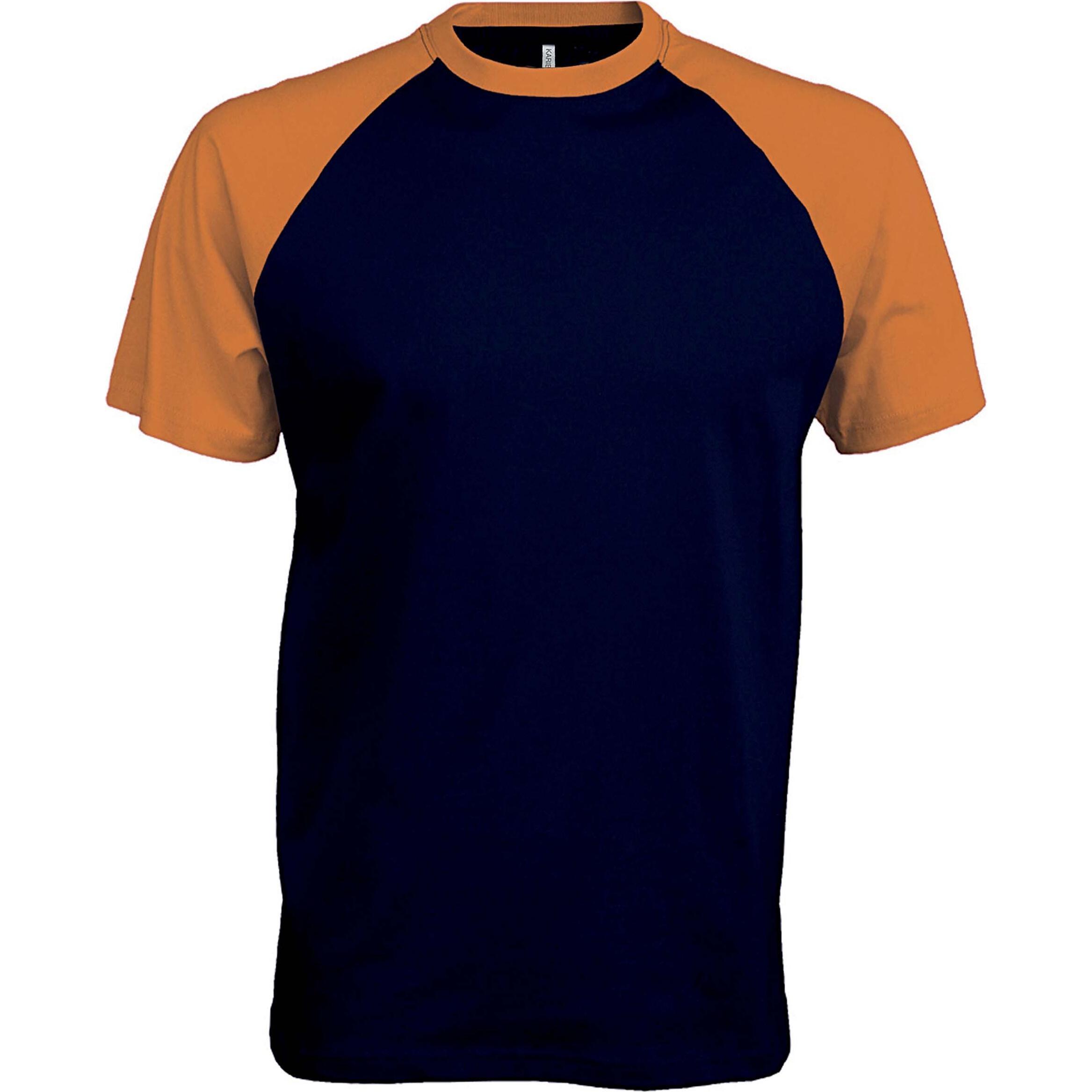 Kariban, Herren, Sportshirt, Base Ball (L), Blau, L