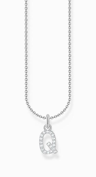 Immagine prodotto Thomas Sabo Catena con ciondolo a forma di lettera Q argento (Argento 925, 38 - 45 cm)