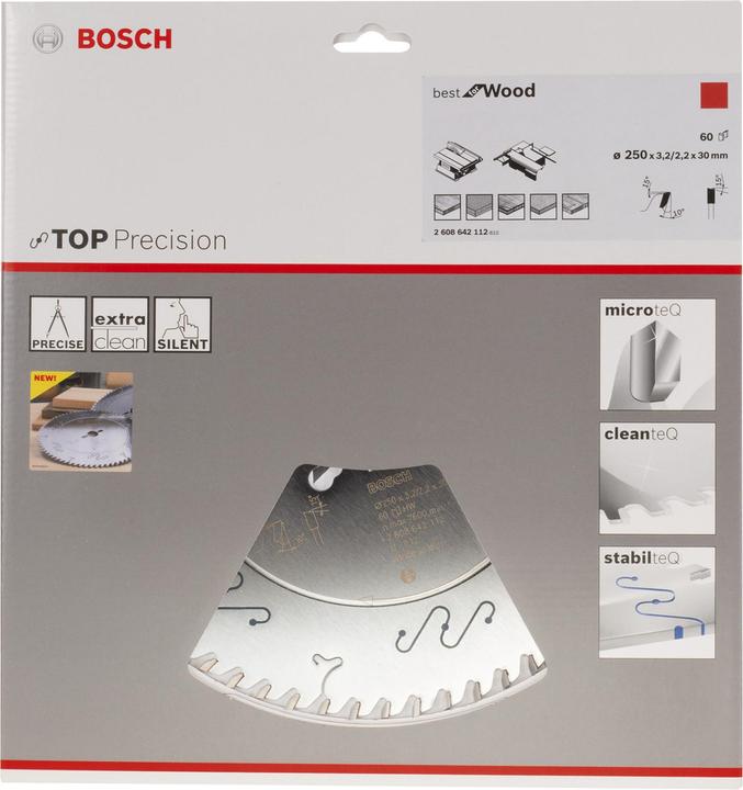 Actual product image Bosch Professional Zubehör Circular saw blade Top Precision B