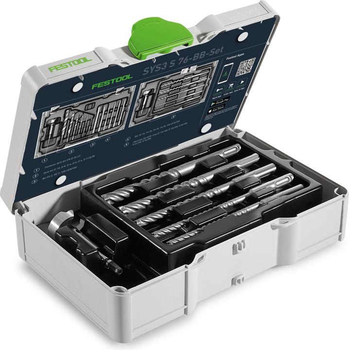 Produktbild Festool Bit und Bohrer-Set SYS3 S 76-BB-Set (5 Millimeter)