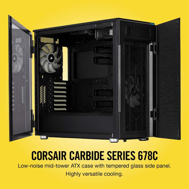 Produktbild Corsair Carbide 678C (ATX, mATX, Mini-ITX, E-ATX)