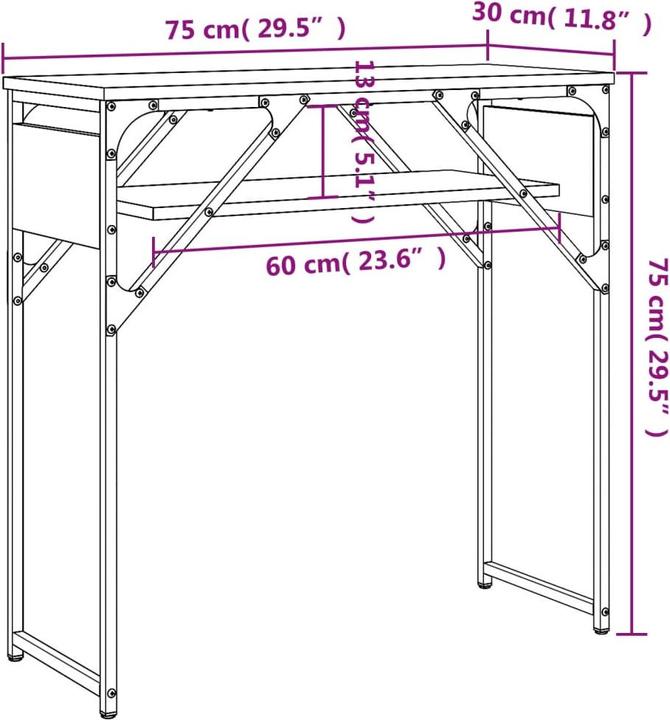 Produktbild VidaXL Jay (75 x 30 x 75 cm)