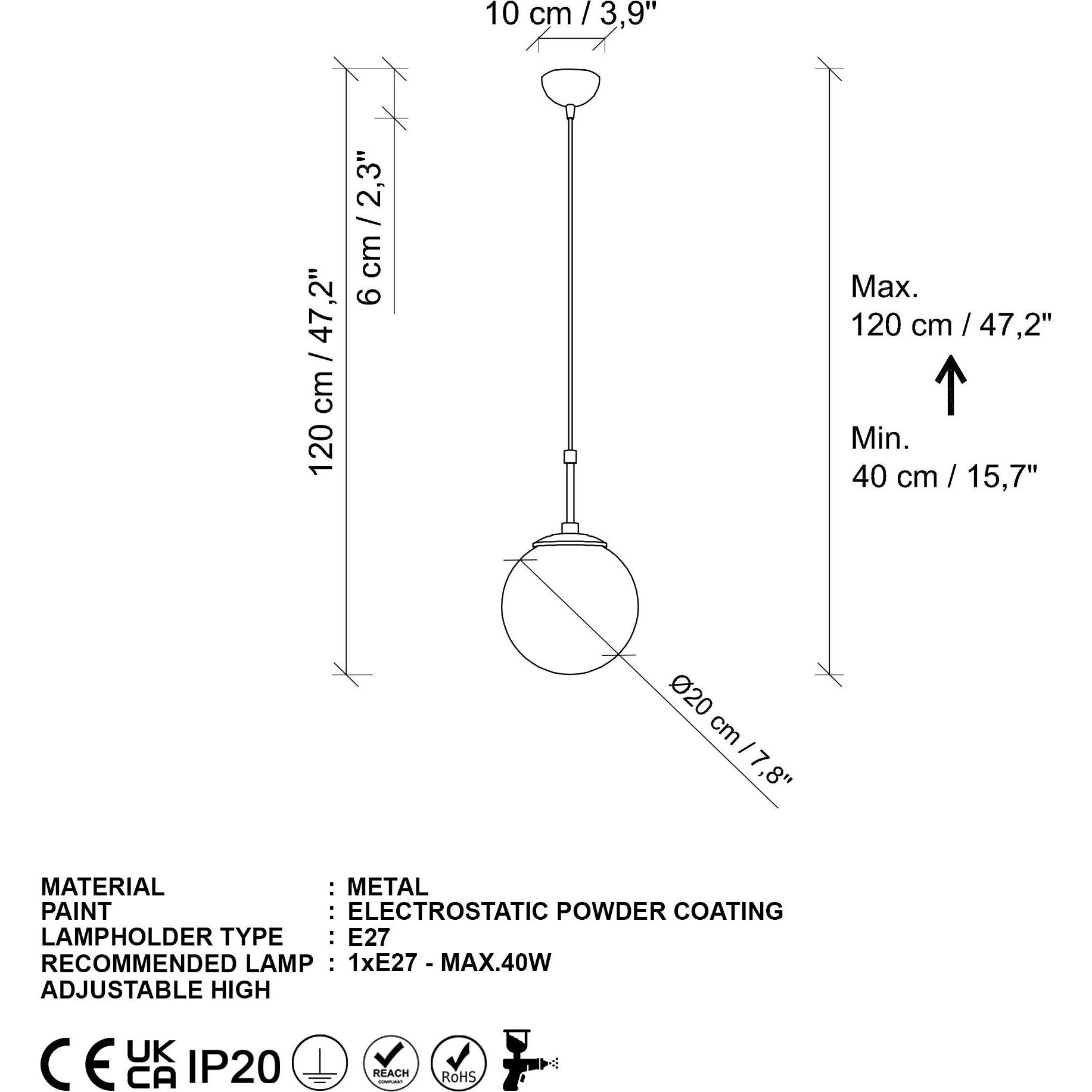 Thumbnail - Opviq, Pendelleuchte, Orbital (E27)