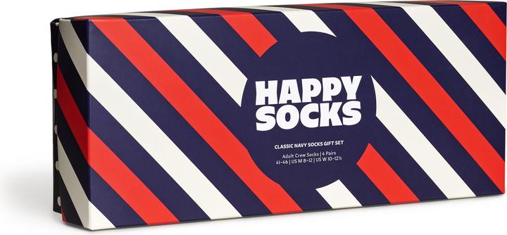 Image du produit Happy Socks Classic Navy Gift Set (paquet de 4, 41 - 46)