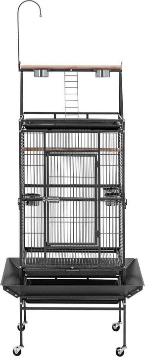 Produktbild Wiesenfield Vogelkäfig auf Rollen mit Zubehör & Unterbau 0 x 0 x 0 cm Vogelkäfig mit Ständer auf Rollen