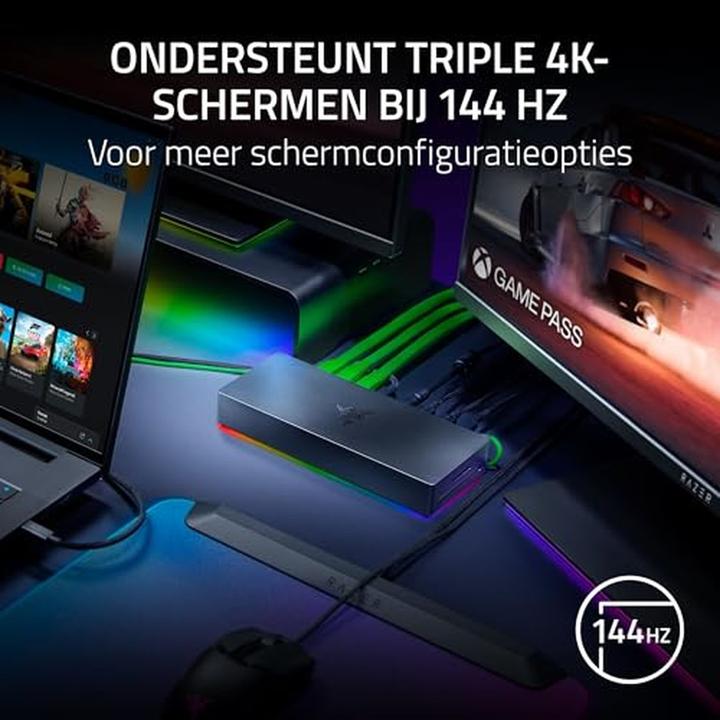 Actual product image Razer Thunderbolt 5 Dock (USB-C, 10 Ports)