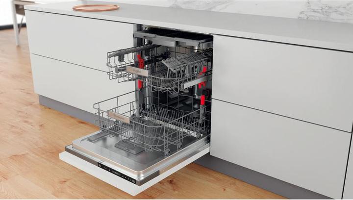 Immagine prodotto Whirlpool WIP 4O33 PLE S, Volledig ingebouwd, Volledige grootte (60 cm), Roestvrijstaal, Zwart, 1,55 m, 1,5 m