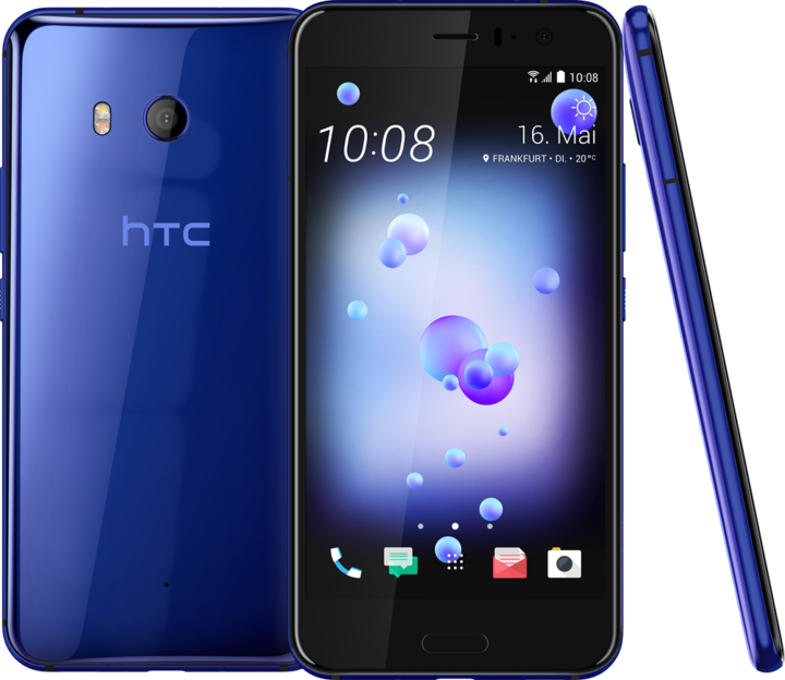 Produktbild HTC U11 (128 GB, Sapphire Blue, 5.50", Hybrid Dual SIM, 12.20 Mpx, 4G)