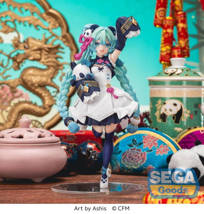 Actual product image Sega Goods Hatsune Miku Series Luminasta PVC Statue Hatsune Miku - Modern China 18 cm