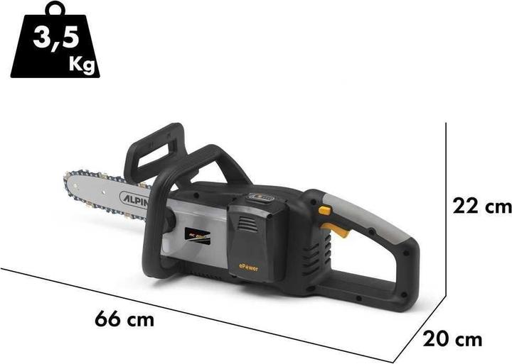 Actual product image Alpina Maschinen ALPINA Outdoor AC 20 Li cordless chainsaw incl. 2nd battery 700 W 20 V blade length 2 (Battery chain saw)