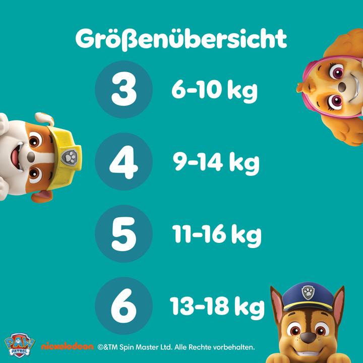 Produktbild Pampers Baby-Dry Paw Patrol Limited Edition (Gr. 5, Monatsbox, 186 Stück)