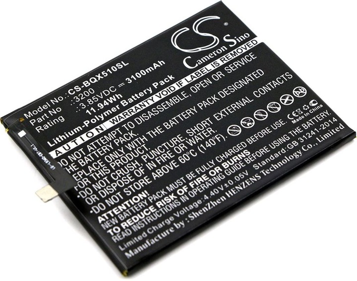 Produktbild NoName Battery for BQ Aquaris X5 Plus etc