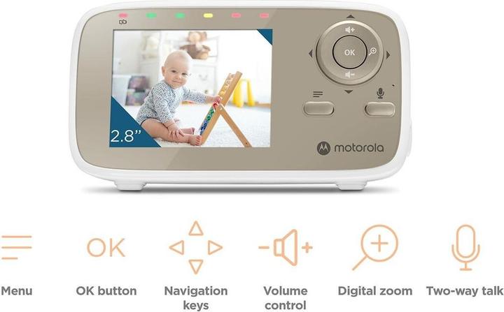 Actual product image Motorola TB Video Baby Monitor (Video & Audio, 300 m)