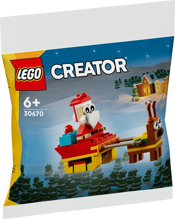 Produktbild LEGO Weihnachtsmann auf Schlittenfahrt (30670, LEGO Creator Expert)