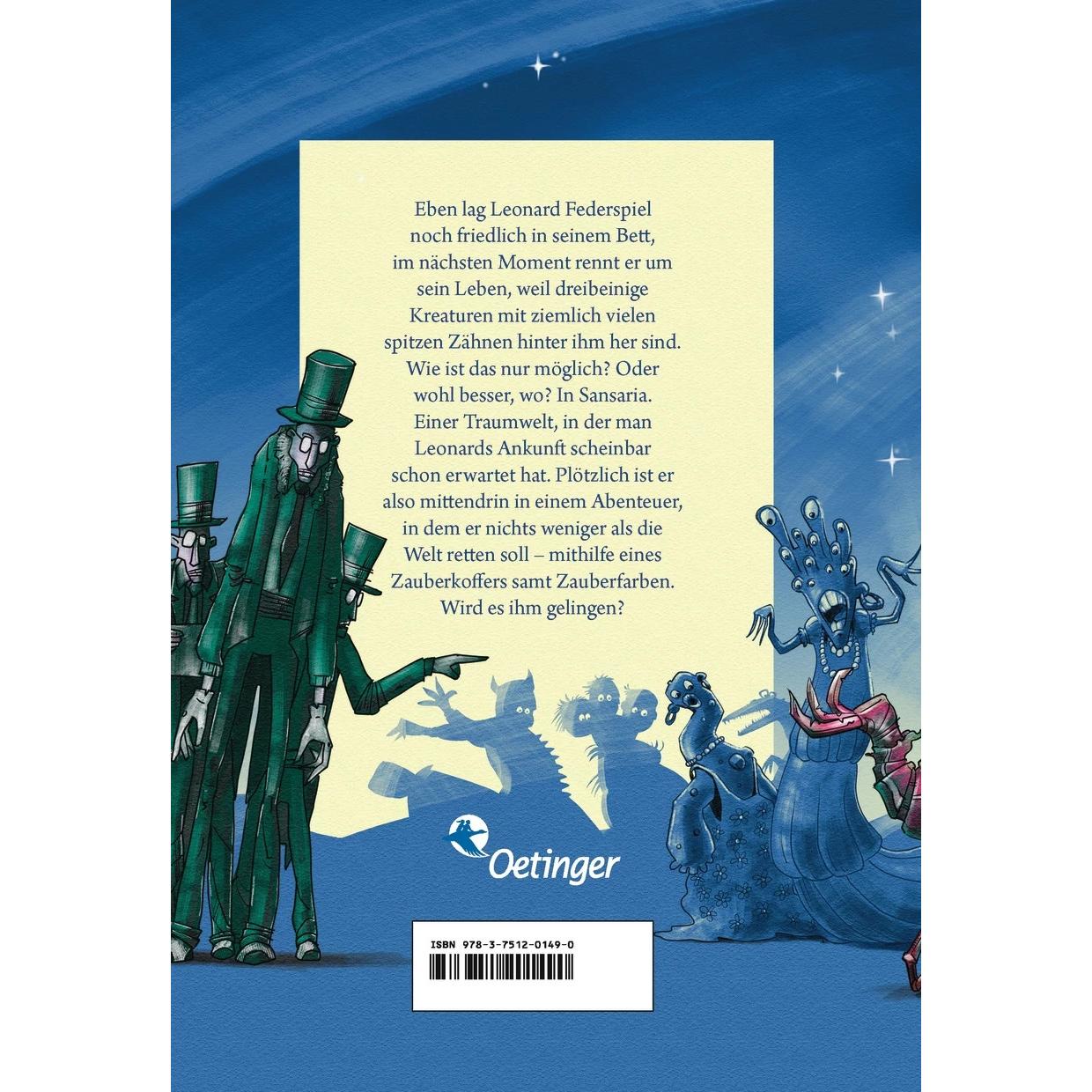 Thumbnail - Sansaria 1. Träume der Finsternis, Kinderbücher von Tania Messner, Jürgen V. Blankenhagen