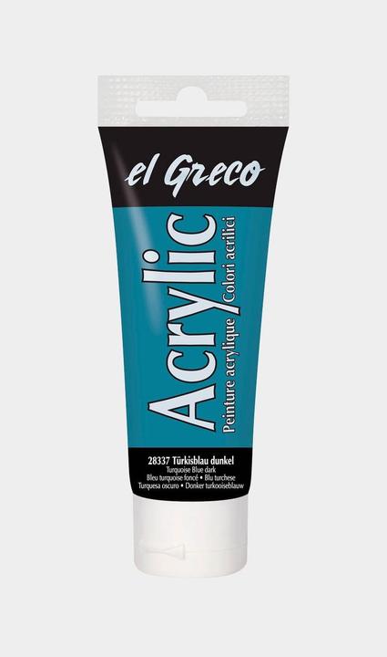 Produktbild Kreul el Greco Acrylic 75ml (Türkisblau dunkel, 75 ml)