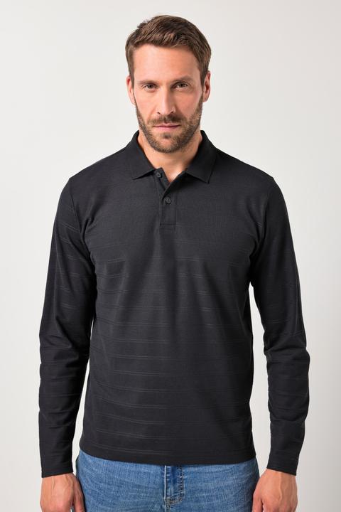 Produktbild JP1880 JP AWARE Langarm-Poloshirt, mit Biobaumwolle, OCS-zertifiziert (5XL)