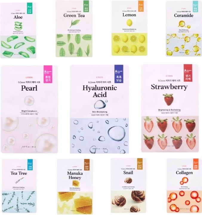 Immagine prodotto Etude House Maschera ad aria terapeutica da 0,2 mm Tè verde