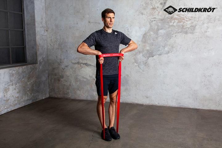 Actual product image Schildkröt Super Band Heavy, 45 mm, red resistance band made of premium latex, easy transport (2.08 m, Strong)