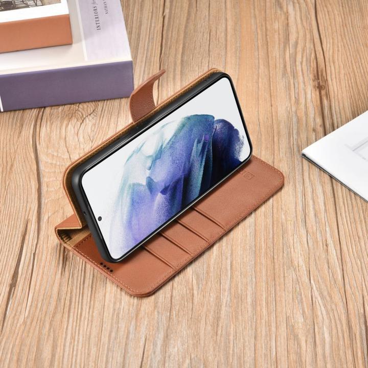 Produktbild iCarer Haitang Leather Wallet Case, Leather Case for Samsung Galaxy S22 + (S22 Plus) Wallet Case Bro (Samsung Galaxy S22+)