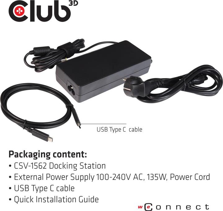 Actual product image Club 3D CSV-1562 (USB-C)